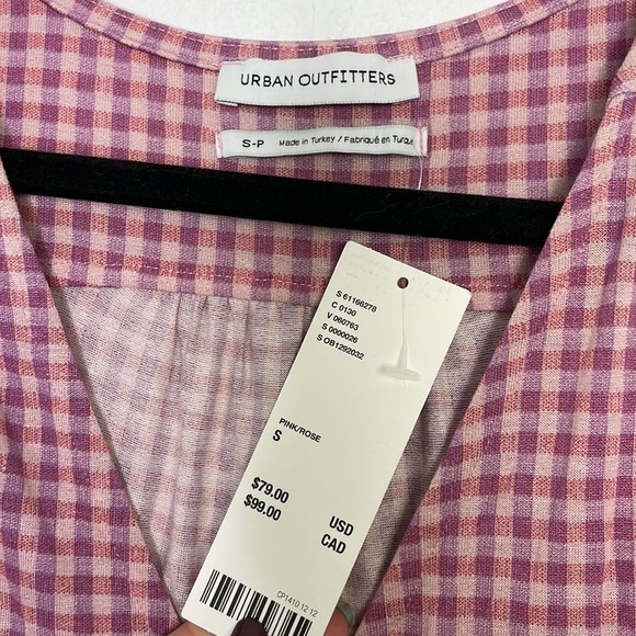 Urban Outfitters Pink Gingham Maxi Dress - Picture 6 of 10